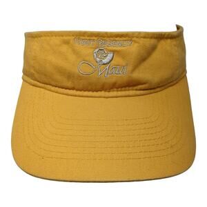 Hyatt Regency Maui Strapback Sun Visor Cap Yellow One Size Headshots By Kc Caps